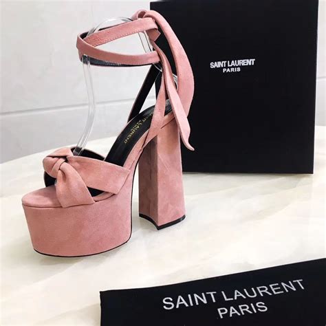 ysl pvc heels|ysl platform heel.